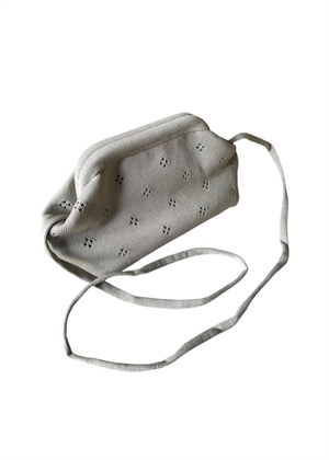 Small fleur clutch Grey Pico 